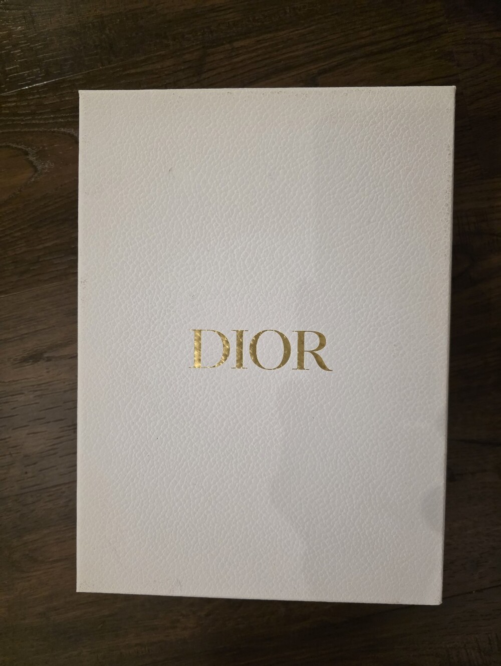 Dior Cream Box with Gold Logo